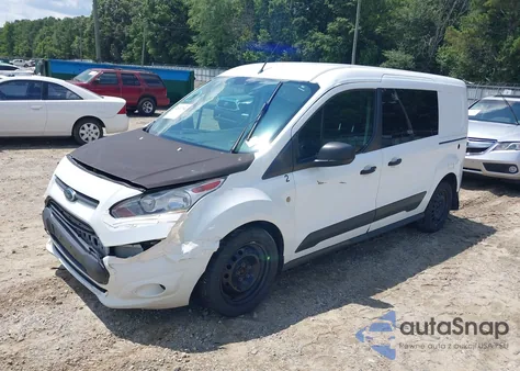 2016 Ford Transit Connect Xlt z USA, uszkodzony, nr VIN NM0LS7F76G1291772